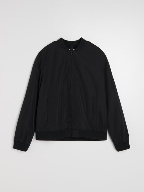 Sinsay Men's Black Wheel Neck Bomber Jacket|Sinsay In Lebanon
