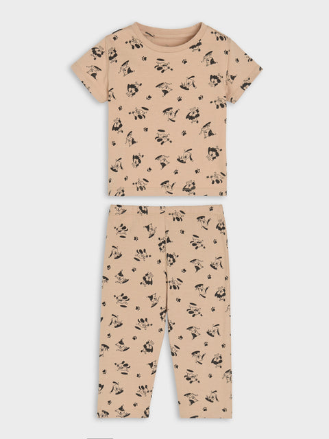 Sinsay Baby Boy's Beige Printed Two-Piece Pajamas | Sinsay In Lebanon