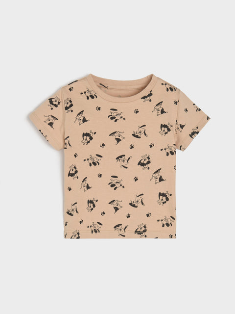Sinsay Baby Boy's Beige Printed Two-Piece Pajamas | Sinsay In Lebanon