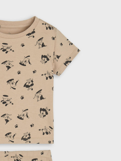 Sinsay Baby Boy's Beige Printed Two-Piece Pajamas | Sinsay In Lebanon