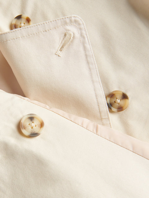 Reserved Girl's Beige Short Trench Coat | Reserved In Lebanon
