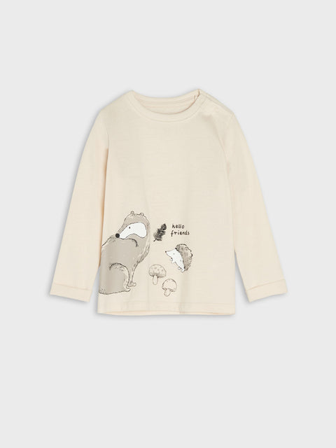 Sinsay Fox & Bunny Baby Boy's Nude Pack Of 2 Blouses | Sinsay In Lebanon