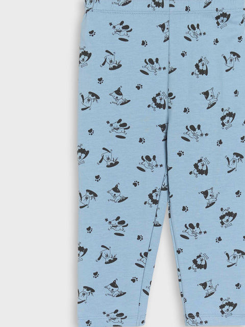 Sinsay Baby Boy's Blue Printed Two-Piece Cotton Pajamas | Sinsay In Lebanon