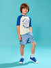 Sinsay Boy's Blue & White Active Sports Shorts | Sinsay In Lebanon