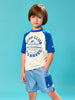 Sinsay Boy's Blue & White Active Sports Shorts | Sinsay In Lebanon