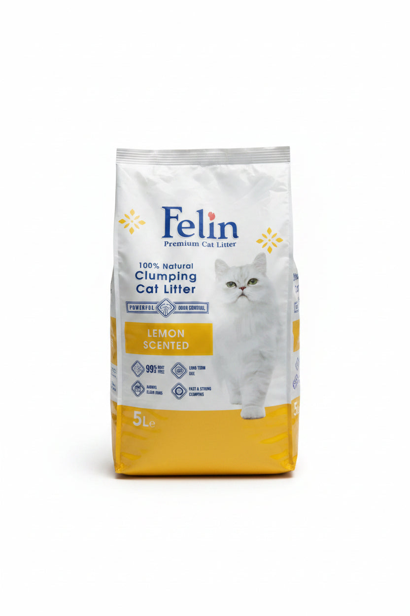 Felin Cat Litter Lemon Scenited 5L