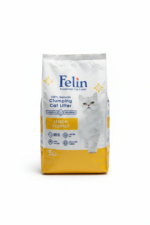 Felin Cat Litter Lemon Scenited 5L | Felin  In Lebanon