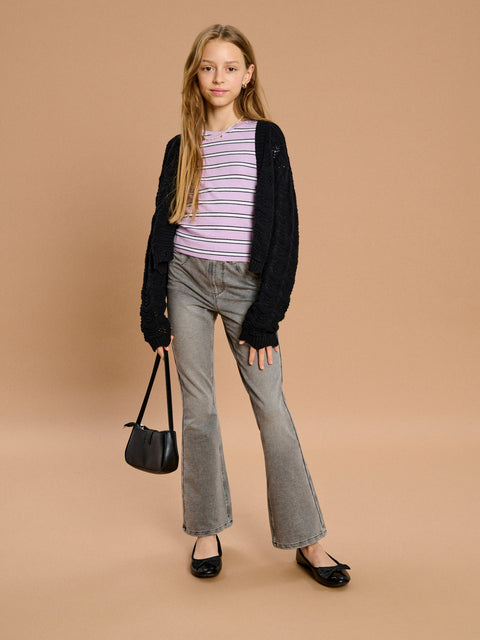 Sinsay Girl's Grey Flared Jeans | Sinsay In Lebanon