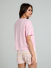 Sinsay Women's Pink Floral Two-Piece Pajama Set | Sinsay In Lebanon
