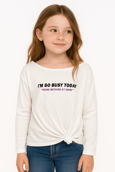 S.Oliver Girl's Off White Long-Sleeve Cotton Blouse |S.Oliver In Lebanon