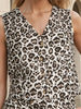 Sinsay Women's Animal Printed Viscose Buttoned Vest | Sinsay In Lebanon