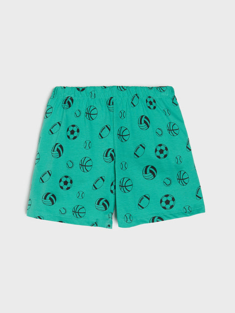 Sinsay Baby Boy's Green Two-Piece Cotton Pajama Set With A Print | Sinsay In Lebanon