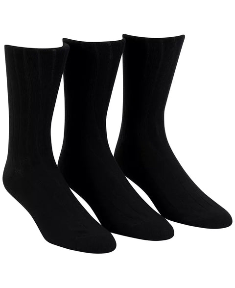 Calvin Klein Men's Black 3-Pack Soft Touch Ribbed Socks|Calvin Klein In Lebanon