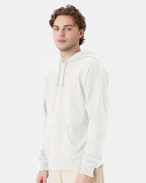 Hanes Men's White Comfortwash Garment Dyed Fleece Hoodie | Hanes In Lebanon