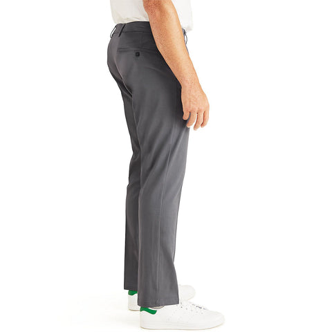 Dockers Men's Dark Grey Stretch Easy Classic-Fit Flat-Front Pants | Dockers In Lebanon