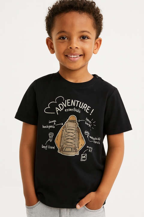 Sinsay Boy's Black T-shirts With A Print | Sinsay In Lebanon