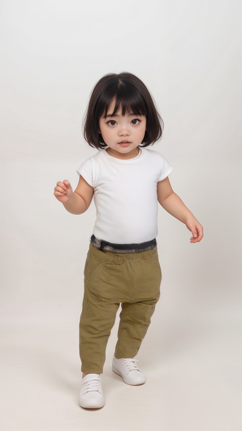 POMPdeLUX Girl's Beige Sweatpants |POMPdeLUX in Lebanon
