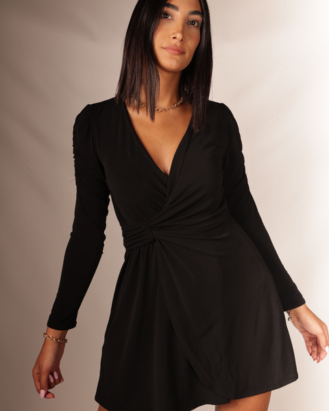 Mango  Women's Black Dress 2706 FE1324(shr)