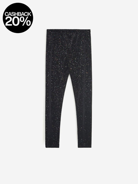 Sinsay Girl's Black Glittery Legging |Sinsay In Lebanon