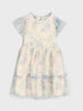 Sinsay Baby Girl's Multicolor Floral Ruffles Dress | Sinsay In Lebanon