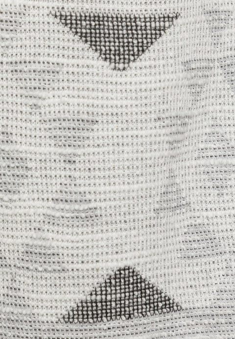 Redefined Rebel Men's White & Dark Gray Marl Pattern Printed Shorts | Redefined Rebel In Lebanon