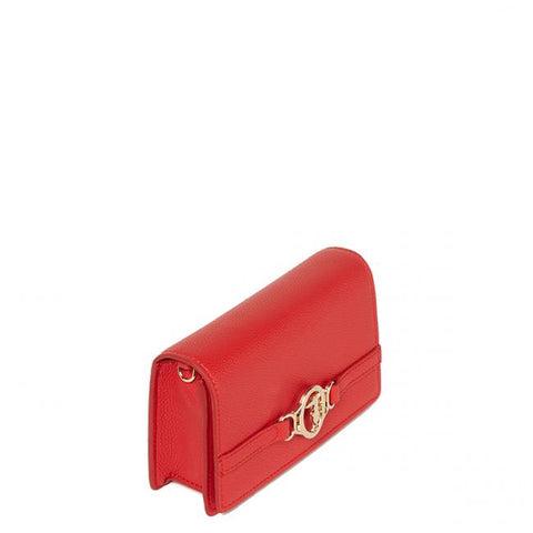 Trussardi Women's Red Leather Shoulder Chain Bag | Trussardi in Lebanon