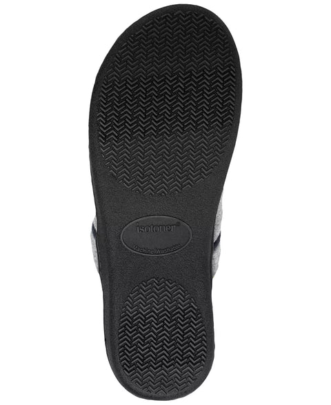 Isotoner Women's Gray Memory Foam Jersey Deena Slippers | Isotoner In Lebanon
