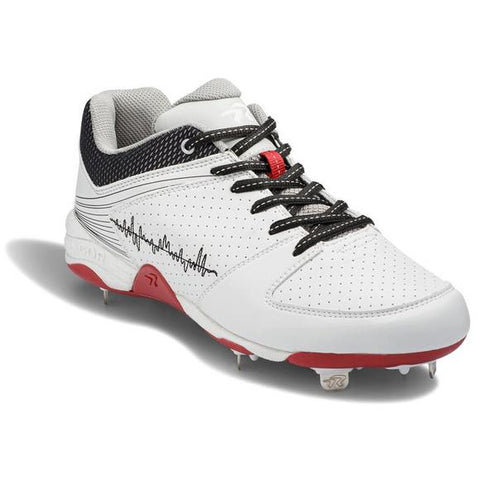 Ringor Boy's White/Black Flite Spikes Baseball Sneakers | Ringor in Lebanon
