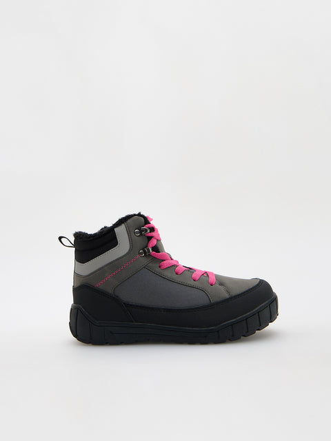 Reserved Girl's Dark Grey Insulated Trekking Boots | Reserved In Lebanon