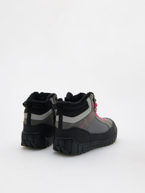Reserved Girl's Dark Grey Insulated Trekking Boots | Reserved In Lebanon