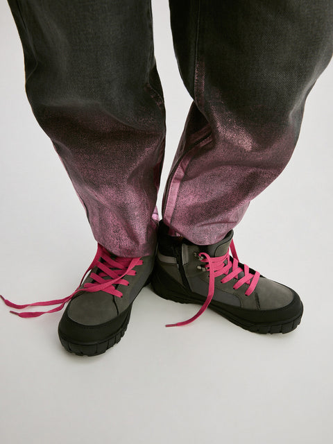 Reserved Girl's Dark Grey Insulated Trekking Boots | Reserved In Lebanon