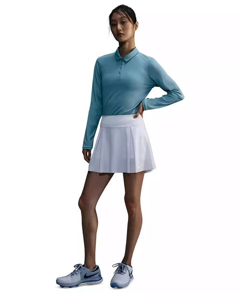 Nike Women's Blue Dri-FIT Victory Long-Sleeve Golf Polo Blouse|Nike In Lebanon
