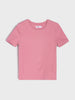 Sinsay Girl's T-Shirt ribbed Dusty Rose AYA