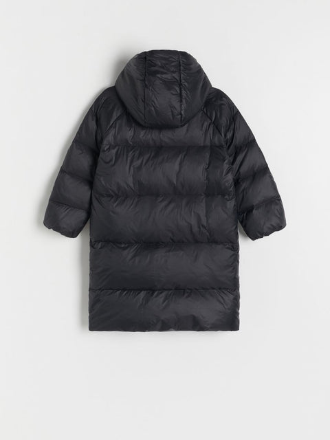 Reserved Girl's Black Hooded Quilted Jacket|Reserved In Lebanon