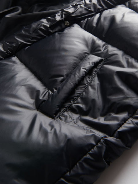 Reserved Girl's Black Hooded Quilted Jacket|Reserved In Lebanon