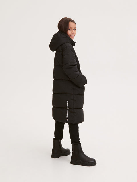 Reserved Girl's Black Quilted Coat With Insulation | Reserved In Lebanon