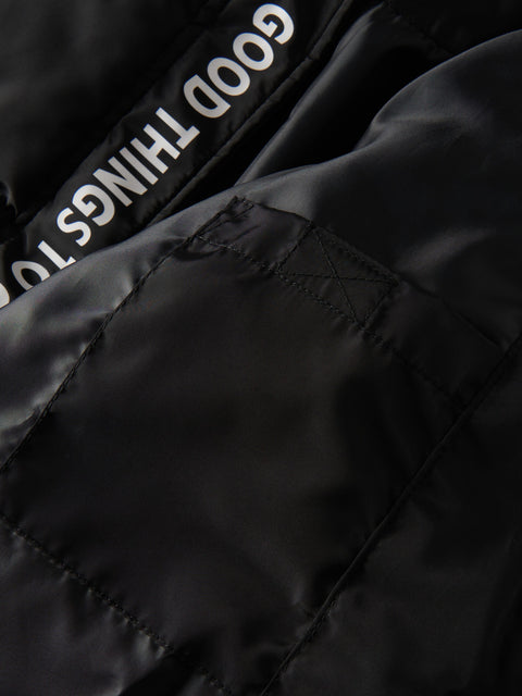 Reserved Girl's Black Quilted Coat With Insulation | Reserved In Lebanon