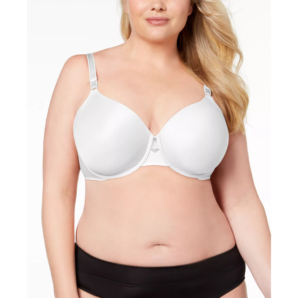Olga Women's White No Side Effects Underwire Contour Bra
