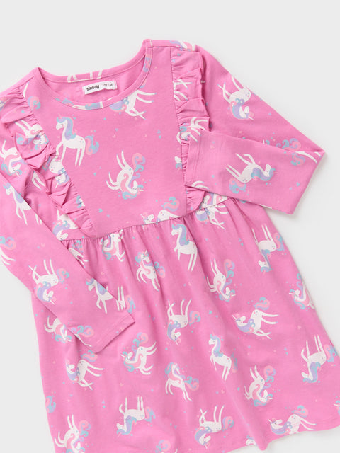 Sinsay Girl's Pink Ponytail Dress     | Sinsay in Lebanon