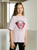 Sinsay girl's lilac t-shirt AYA