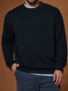 Sinsay Men's Black Rib Knit Pullover Sweatshirt | Sinsay In Lebanon