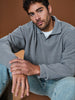 Sinsay Men's Grey Polo Neck Blouse | Sinsay In Lebanon