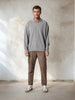 Sinsay Men's Grey Polo Neck Blouse | Sinsay In Lebanon