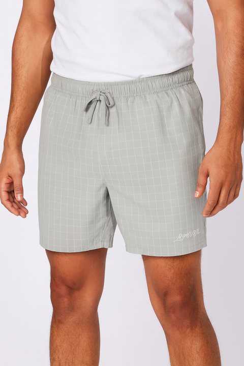 Forever 21 Men's Mint Green checkered Short | Forever 21 In Lebanon