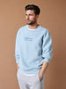 Sinsay Men's Light Blue Basic Long Sleeves Sweatshirt | Sinsay In Lebanon