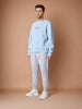 Sinsay Men's Light Blue Basic Long Sleeves Sweatshirt | Sinsay In Lebanon