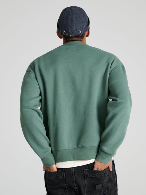 Sinsay Men's Green Printed Regular Sweatshirt|Sinsay In Lebanon