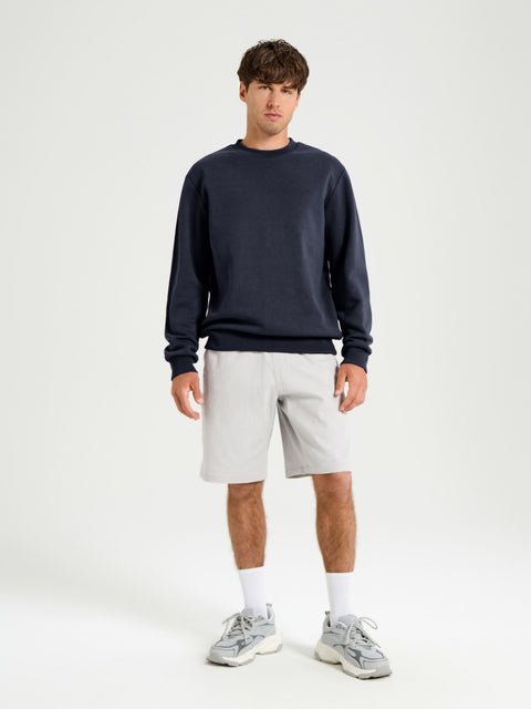 Sinsay Men's Navy Crew Neck Long Sleeve Sweatshirt|Sinsay In Lebanon