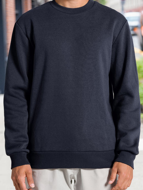 Sinsay Men's Navy Crew Neck Long Sleeve Sweatshirt|Sinsay In Lebanon