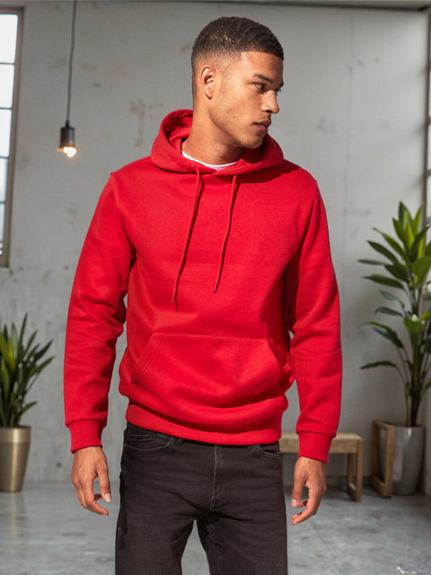 Sinsay Men's Red Kangaroo Pocket Regular Fit Hoodie |Sinsay In Lebanon